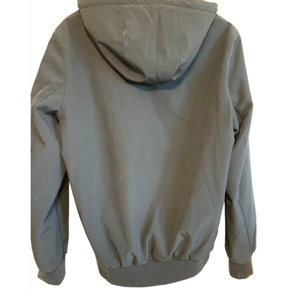 Michael Kors Men's Midnight Blue Zip-Up Hoodie Jacket Coat M NWT fur lined - Picture 2 of 11